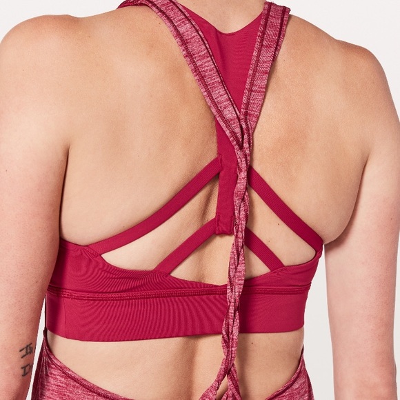 NWT LULULEMON TWIST AND TOIL TANK RUBY RED - 10 - Picture 5 of 6